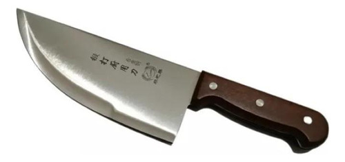 Cuchillo De Cocinero Hacha Acero Inox Mango Madera 32cm