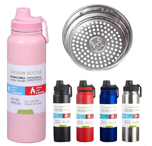 Garrafa Térmica Inox Água Gelada Academia Esporte 800ml