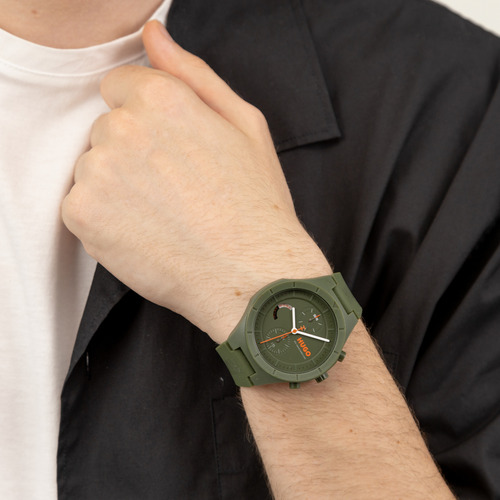 Hugo Reloj Hombre 44 Mm Multifunción Silicón 1530403 Verde