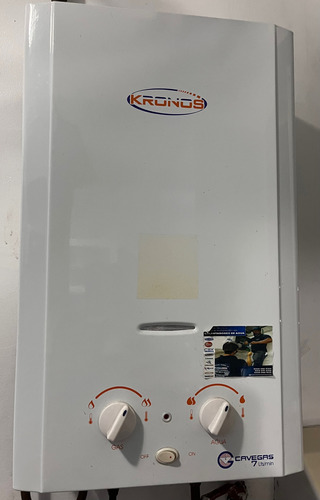 Calentador A Gas Kronos 10 Litros Encendido Electrónico