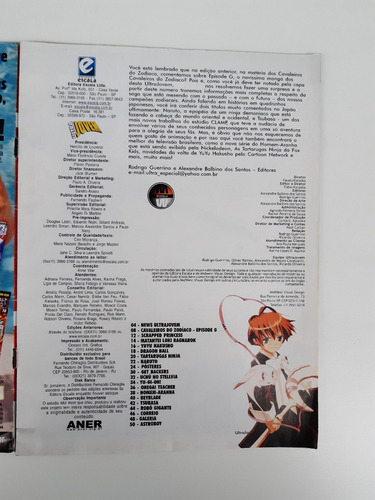 Imagem 2 de 10 de Revista Ultra Jovem Cavaleiros Do Zodíaco Naruto H249
