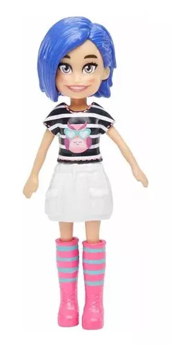 Boneca Polly Pocket Com Capuz De Bichinho E Clipe - Mattel