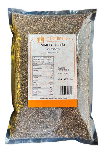 Chia Semilla Granel 10 Kilogramos