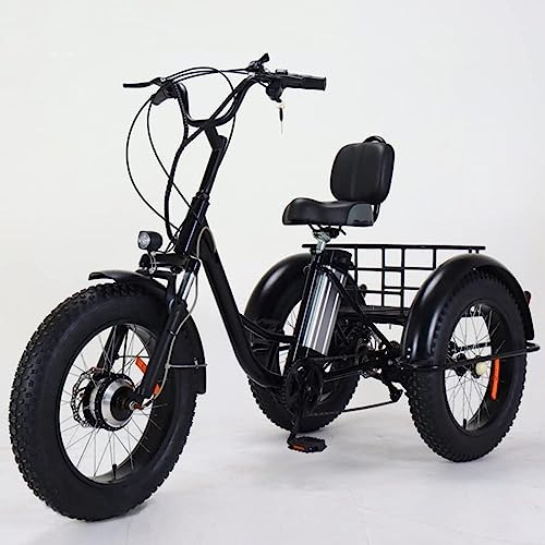 Triciclo Eléctrico Para Adultos Con Motor De 500w