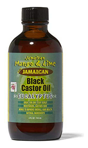 Aceite De Ricino Negro Jamaicano Con Eucalipto