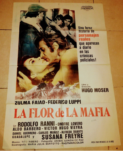 La Flor De Mafia/ Poster Gigante De Cine!! Nacional