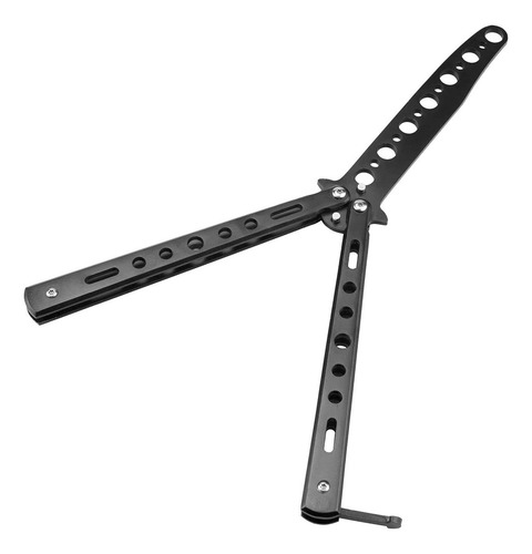 Navaja Mariposa Peine Balisong Entrenamiento Acero Trainer