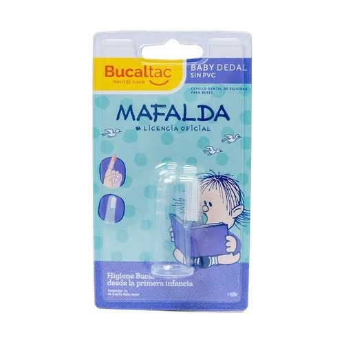 Dedal Cepillo Dental Silicona Para Bebes Mafalda Bucal Tac 