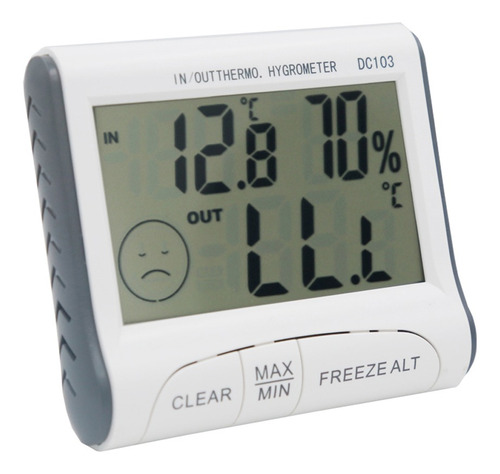 Humidity Monitor With Thermometer / Digital Hygrometer And