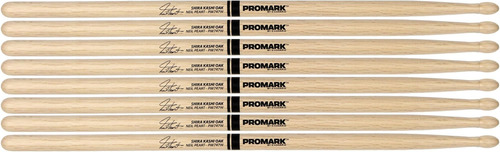 Promark Neil Peart 747 Baquetas De Roble Shira Kashi, Punta 