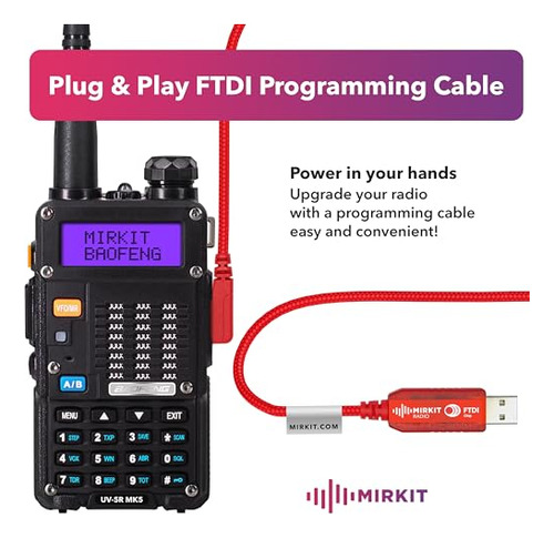 Paquete Extra Mirkit Radio Baofeng Uv-5r Mk5 8w De Potencia