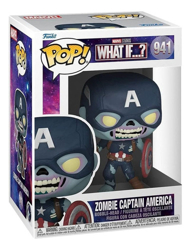 Funko Pop Capitan America Zombie 941 | Marvel