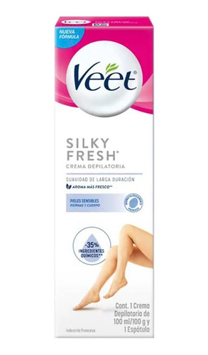 Crema Depilatoria Corporales Piel Sensible Veet Silk&fresh