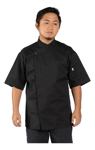 Chaqueta Chef Pro-vent Negra Uncommon 0428 - Uniformes Chef