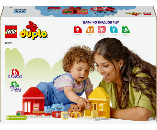 LEGO® DUPLO® Mi Primer Rutinas Diarias: Comer y Dormir Juguete basado en el juego de interpretación para el desarrollo social y emocional 10414