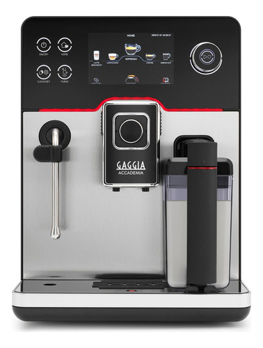 Gaggia - Accademia Steel Color Plateado
