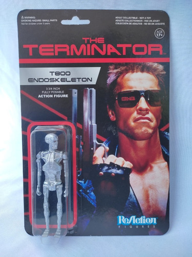 T800 Endoskeleton Terminator Funko Reaction Acabado Mate (Usado)