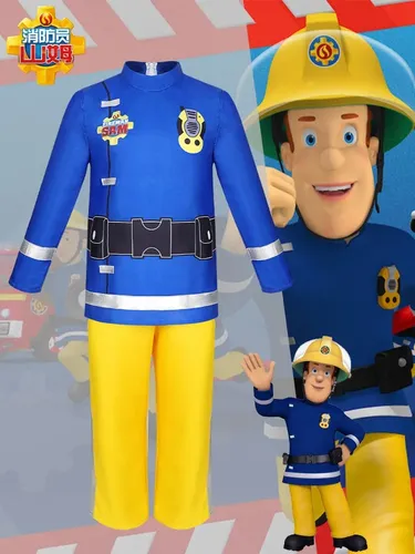 Disfraz De Sam El Bombero Para Niños
