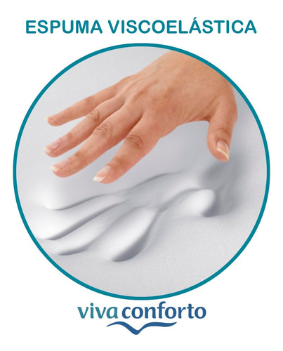 Imagem 4 de 5 de Kit 2 Travesseiros Nasa Viva Conforto Antialérgico Aproveite