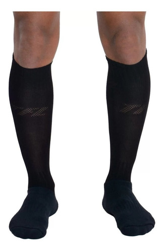 Imagem 2 de 3 de Meia Meião Futebol Esportivo Cano Longo Alto Trifil Preto