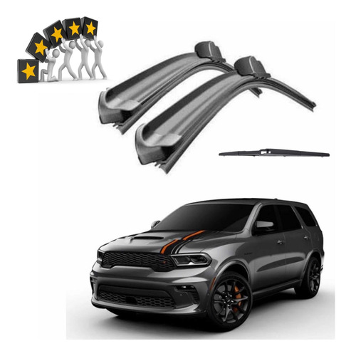 Plumas Limpiaparabrisas Banana Dodge Durango 2011 A 2020 Set