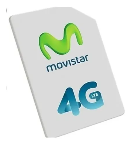 Chip Sim Movistar Prepago 4g Triple Corte 011