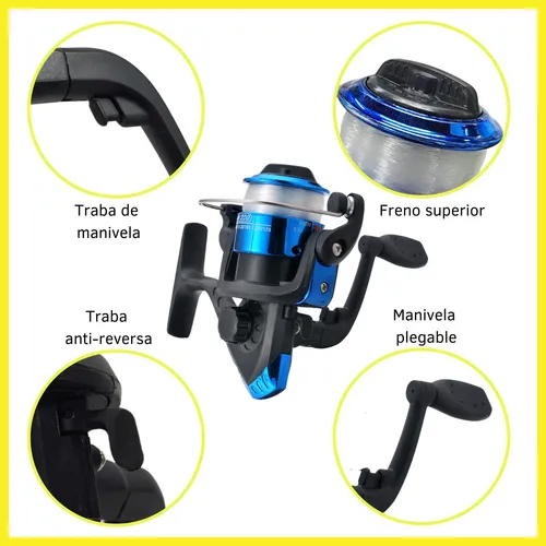 Reel De Pesca Frontal Ht-200 Oryx Ideal Para Pescar Pejerrey