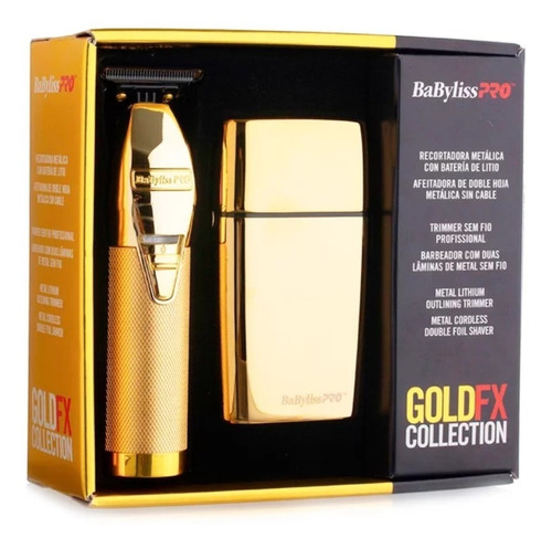 Imagem 8 de 8 de Combo Babyliss Pro Gold Fx Collection Original C/nf