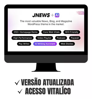 Tema Jnews Wordpress Newspaper Magazine Blog Amp