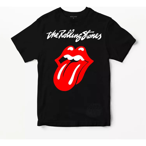 Remera Rolling Stones Classic 002 (negra:) Ideas Mvd