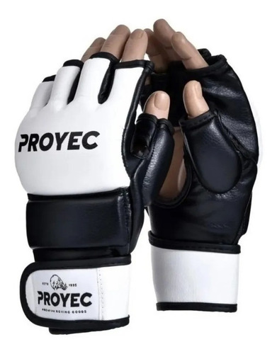 Guantes Mma Blanco Proyec Valetodo Poliuretano Proteccion