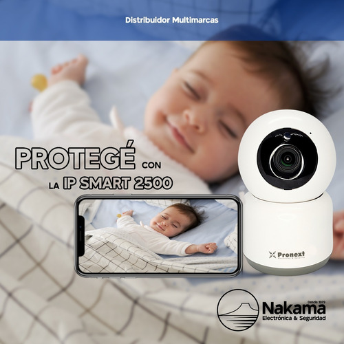 Camara Wifi Pronext P/bebes 360 Full Hd Audio Bidireccional