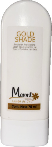 Protector Solar Con Oro 24k Y Proteína De Seda De Marant