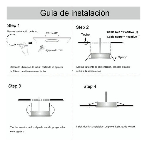1 Lampara Luz Led De Techo Control Remoto Inteligente Rgb