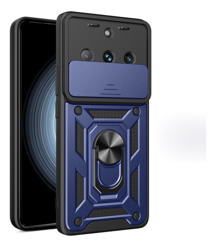 Funda Para Oppo Poporte De Anillo Uso Rudo Rugerizada Case