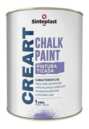 Pintura Tizada Para Reciclar Muebles 1lt Azul Medianoche