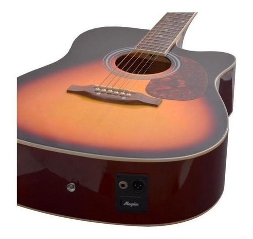 Violão electroacústico Tagima Memphis MD 18 tilia sunburst