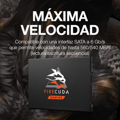 Seagate Firecuda 120 Ssd, 4 Tb, Ssd Interna