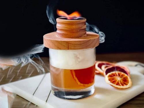 Kit Portátil De Defumação Para Bebidas Coquetéis E Drinks