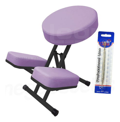 Kneeling Chair Cadeira Reeducação Postural, Extrator Inox