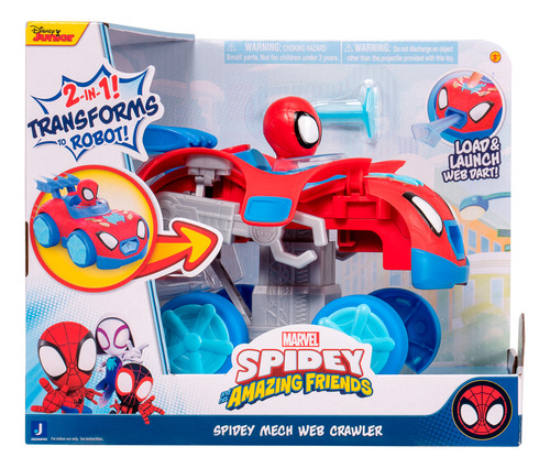 Vehículo Escalador Mecánico Que Dispara Spidey Spidey