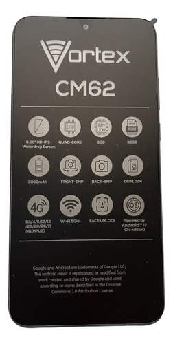 Celular Vortex Cm62 3g Ram 32g Rom 6.2 4g Android 13