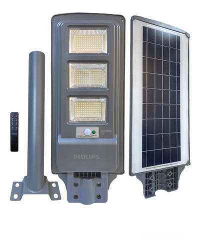 Lampara Led Solar Led 400w Con Control Sensor Y Soporte