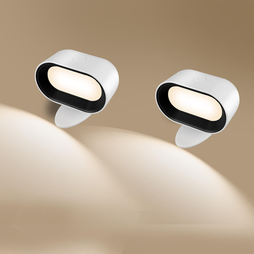 Aisuo Juego De 2 Lamparas De Pared, Luz Tactil Y De Control