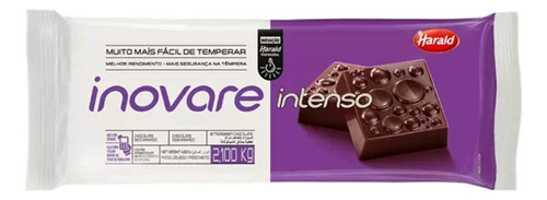 Cobertura Chocolate Inovare Meio Amargo Intenso 2,1kg Harald