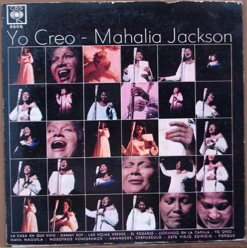 Mahalia Jackson - Yo Creo - Lp Vinilo Año 1967 Soul Gospel