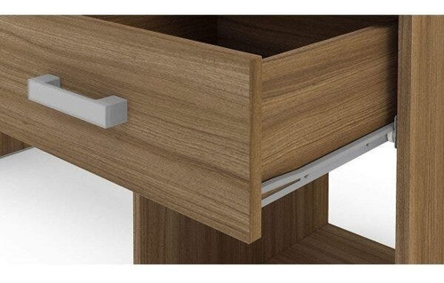 Mesa Para Escritório 2 Gavetas Ametista Espresso Móveis