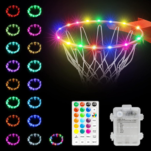 Luz De Aro De Baloncesto Con Control Remoto, Luces Led Imper