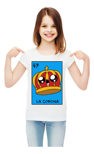 Playera Loteria 15 Septiembre Diseño 118 La Corona Beloma