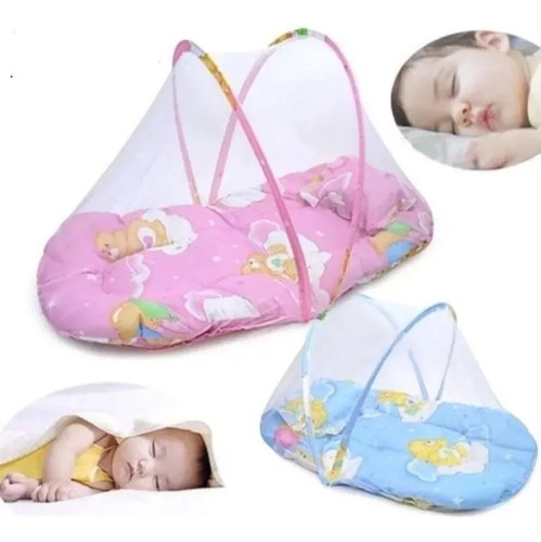 Cuna Portatil Tul Mosquitero Carpa Para Bebe Anti Mosquitos